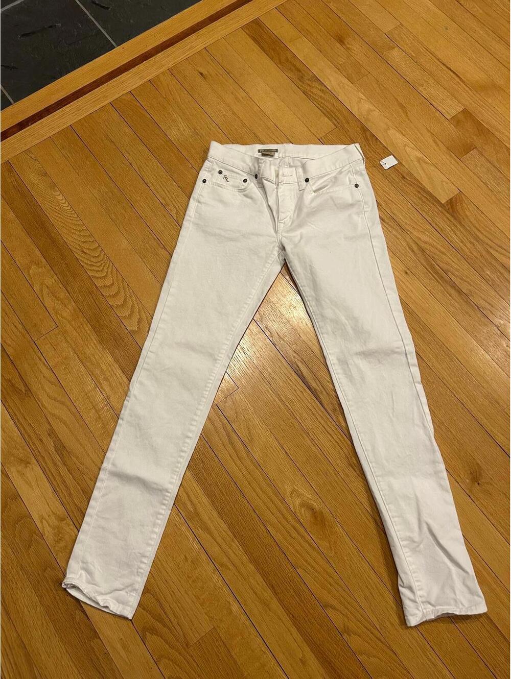 Ralph Lauren RRL Skinny White Jeans